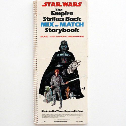 STAR WARS Empire Strikes Back: Mix or Match Story Book(1980년 초판본)